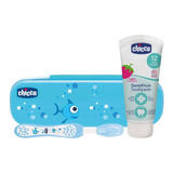 Chicco Set Cepillo Y Pasta De Dientes Fresa Bebés 