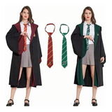 Capa De Harry Potter Bordada Con Corbata De Insignia 2piezas