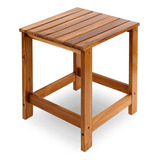 Mesa Auxiliar De Madera Para Jardín Utoplike