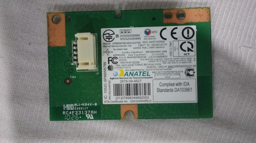 Anatel 2135226-00 Wireless Card Marvell: Sp88w8786-md0-2c2t0