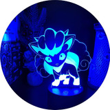 Lampara Luz Led Acrilico Vulpix Regalo Niños Navidad