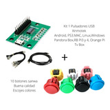 Kit 1 Player-pulsador Xinmotek/10 Btn Tip Sanwa Elijes Color