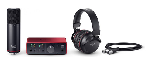 Interfaz Focusrite Scarlett Solo Studio 4g Set De Grabacion