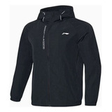 Li-ning Chaqueta Rompevientos Deportiva Capucha Negro Fpx