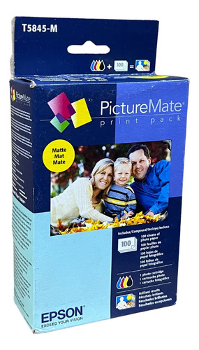 Cartucho Epson Picture Mate C / 100 Hojas T5845