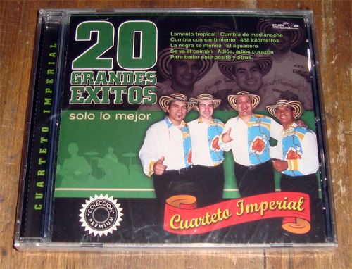 Cuarteto Imperial 20 Grandes Exitos Cd Sellado Kktus