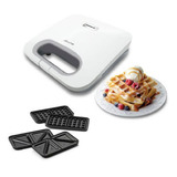 Waflera Electrica Doble Antiadherente Teflon Wafles Cocina