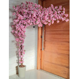Planta, Árvore Cerejeira Sakura 1.90mt Curvada + Vas0 Decora