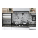 Papel Mural Pvc Marmol Para Cocina Autoadhesivo 5mt/60cm Tri