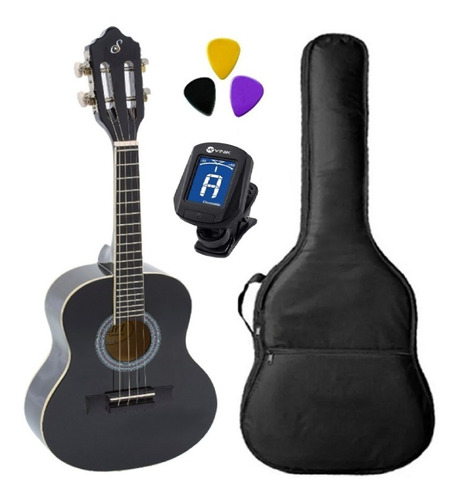 Cavaco Giannini Acústico Cs-14bk C/capa, Palhetas E Afinador