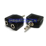 Ficha Adaptador Derivador Miniplug 3.5mm A 2 Hembras 3.5mm