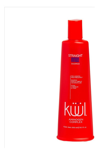 Shampoo Kuul Efecto Liso Duradero Planchado Straight Me 