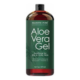 Majestuoso Gel De Aloe Vera Puro: De Aloe Vera Prensado En F