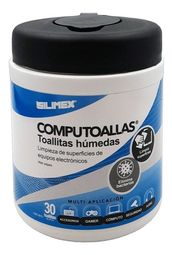 Toallas Humedas Antiestaticas Silimex Computoallas C/30 Pzs