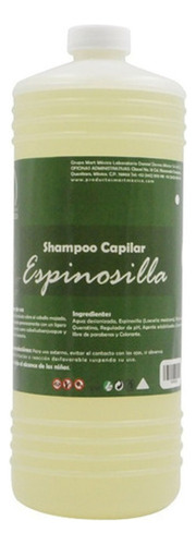  Shampoo Con Extracto De Espinosilla Limpieza Profunda Productos Mart México (1 Litro)