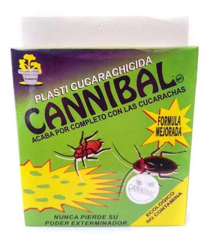 Veneno Insecticida Para Cucarachas Cannibal 10 Paquetes
