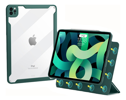 Capas Para iPad Pro 11 Com Separável Magnética Giratória