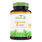 Vitamina E 400 Vidanat 100 Cápsulas 650 Mg