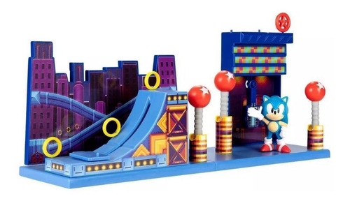 Juego Sonic Studiopolis Con Figura De Sonic Incluida.