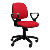 Silla Petra Escritorio Pc Trabajo Basculante Neumática Roja