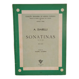 Livro Sonatinas Para Piano A. Diabelli Rev. Moura Lacerda(estoque Antigo)