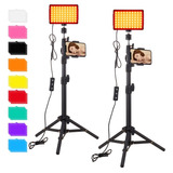 Kit 2 Luces Panel Luz Led Para Fotografía Video Iluminación