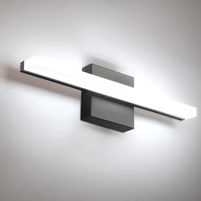 Cth Lámparas De Pared Cuadradas Modernas, 3 Colores, Baño | Meses sin interés
