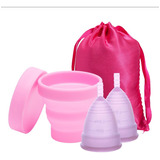 Copas Menstrual S Y L + Vaso Ester - Unidad a $4322