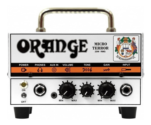 Amplificador De Cabeça De Guitarra Orange Micro Terror, Lâmpada De 20w