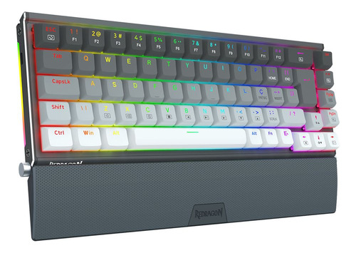 Teclado Shaco Rgb Sw Brown Redragon K641g-gw-rgb