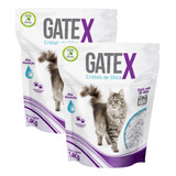 Areia Sílica Grossa Gatos Gatex Tradicional 1,4kg - Kit 2 