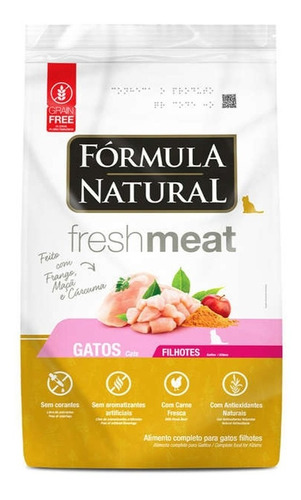 Ração Formula Natural Gatos Fresh Meat Filhotes 7kg