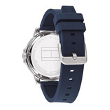 Reloj Tommy Hilfiger Original Hombre Mod. 1791627 Azul Color De La Correa Azul Marino Color Del Bisel Plateado Color Del Fondo Azul Marino