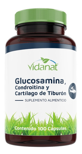 Vidanat Glucosamina Condroitina Y Cartílago Tiburón 100 Caps