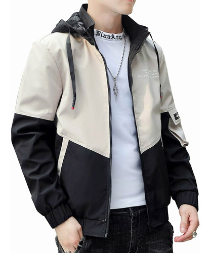 Chamarras Hombre  Casual Rompevientos Cómodo Chamarra Bomber