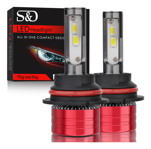 Kit De Faros Led H4 H13 9004 9007 40000lm Alta Y Baja