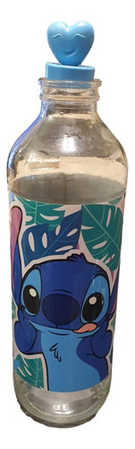 Botellas Vidrio 1 Litro Agua Jugo Tapa A Presion Deco Mesa 
