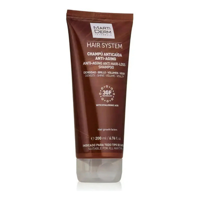 Martiderm Hair System Champú Anticaída Antiaging -200 Ml | Envío gratis