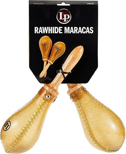 Latin Percussion Lp393-rh Salsa Maracas Nat'rl - Cuero .