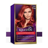 Tinte Wella Koleston Coloracion Crema Tono 7744 Rojo Cobrizo