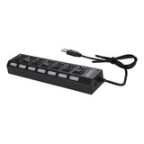 . Jdl-a7 Hub Usb Hub 7 Puerto Usb 2.0 Interruptor .