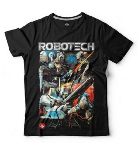 Remera Robotech Serigrafia Algodon Peinado