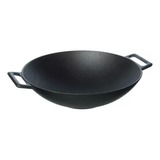 Wok Sarten Hierro Fundido Asas Hornalla Parrilla Brasas Olla