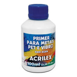 Primer Para Metais Pet E Vidro Acrilex - 100 Ml