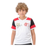 Camisa Infantil Flamengo Retro 81 Zico Nº10 Oficial + Nf