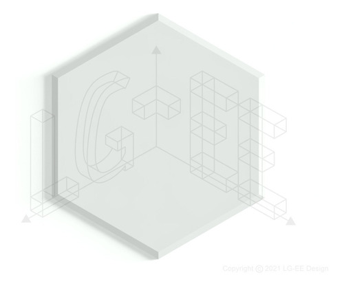 Molde Para Muro 3d Hex_plano