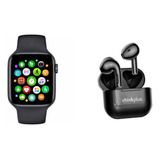 Combo Smartwatch W26 Negro + Auriculares Inalámbricos Lenovo