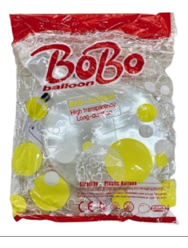 10 Piezas Globo Burbuja Bobo 36 Pulgadas (90cm)