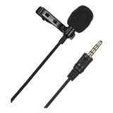 Microfone Para Tie Mini Plug Microphone Lapel Clip-on Laptop