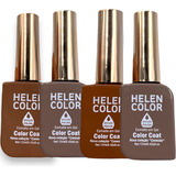 Coleção Conexão Esmalte Helen Color Diversidade De Cores 4un